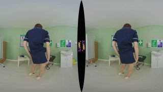  British Redhead Nurse Does Amazing Virtual Reality Striptease-1