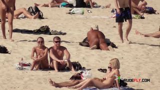 It just got hotter at the nude strand thanks to  her-6