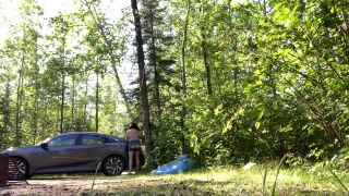 DGG Incredible outdoor amateur MILF loose anal prolapse again and again Fisting!-4