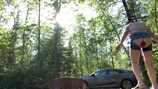 DGG Incredible outdoor amateur MILF loose anal prolapse again and again Fisting!-6