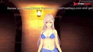 Belfast on bikini blowjob on the pool  1  Azur Lane  Full and POV on patreon Fantasyking3-1