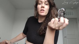 free porn clip 25 Lucy Skye – Chastity Cocksucker Assignment on fetish porn femdom experience-0