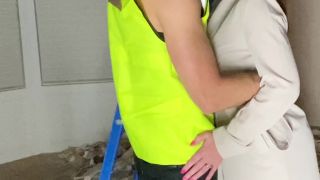 Onebadwife - 23-12-2021 6768 - Walking in the building site and kissing - Big tits-8