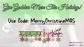 online xxx video 25 Goddess.Christina - Day 6 Frosty Little Cum Eater: Twelve Days Of Christina on femdom porn diaper femdom-9