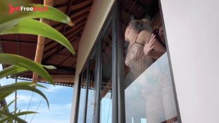 FUCKED GIRL NEXT DOOR ON BALCONY IN HOTEL-2