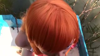 Redhead blowjob on boat - Blowjob-5