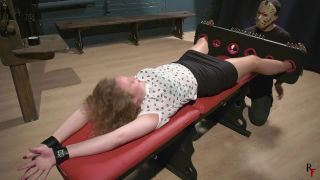 RussianFetish - Vanda got in a tickling trap – Ballgagged, and nylon tickling in stocks – Tickling Videos.-0