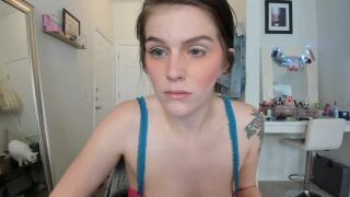 Tits out doing my makeup Webcam!-1