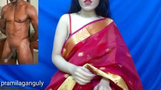 IndianPrincessPramilaGanguly – Indian Wife Makes Her Husband A Cuckold Faggot - Findom-0