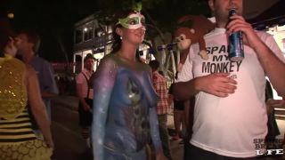 Fantasy fest milfs flashing on the streets of key west florida mardi gras-5