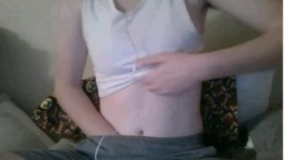 horny amateur teen with meaty hairy pussy masturbating on omegle webca ...-2