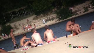 Everyone is staring at these gorgeous naturist teens  5-0
