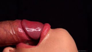 CLOSE UP Tongue And Lips BLOWJOB BEST Mouth For Your CUM Frenulum L...-7