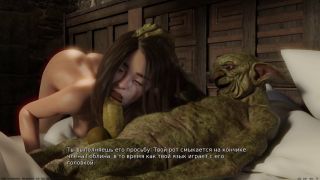 Gangbang thick green goblin cock cums in innocent holes of lost girls. female voice-4