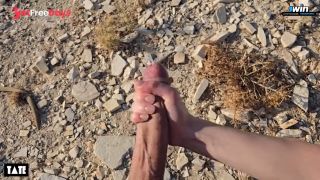 [GetFreeDays.com] Amateur Outdoor Blowjob Real Orgasm With Huge Cumshot - TATE Porn Stream April 2023-7