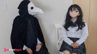 HENTAI Aibu. ruins. Maid. Masturbation while being restrained.-9