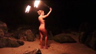 free video 2 Mistress Alana - Nude Fire Dancing, mean girls femdom on fetish porn -0