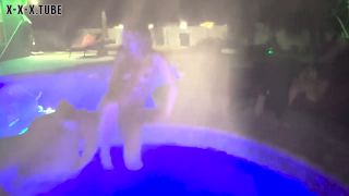  Lora Cross  Lora Cross Lora Dominates Poor Cay In Hot Tub  hottub-9