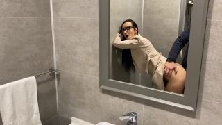 The Boss Fucked A Lustful Secretary In The Toilet 720p-6