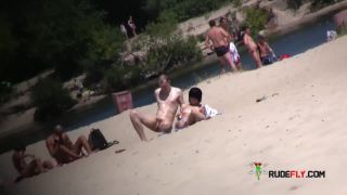 adult clip 29 Curvy teen bares all at a naturist strand in the sun,  on teen -6