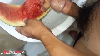 Fucking a watermelon-3