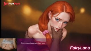 Submissive Petite Redhead Cumming By ANAL PLUG-4