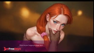 Submissive Petite Redhead Cumming By ANAL PLUG-9