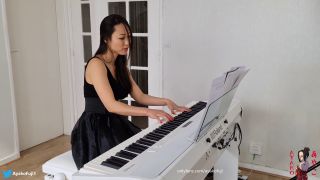 Ayako Fuji - The Asian Pianist Best music lesson by a HOT Japanese - Blowjob-0