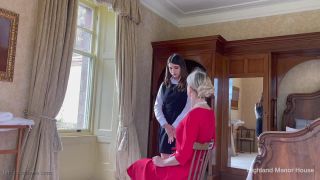 adult clip 1 lesbian nylon fetish HighlandManorHouse – Isabella’s Disipline, schoolgirl on school-1