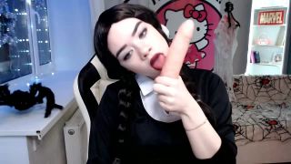 Mia Melon – Wednesday Addams Love Ur Cock, blowjob 2019 new on blowjob -9