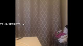 Brother spying on sister's big ass in bathroom-5