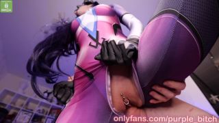 Widowmaker plays with fuckmachine dick Cosplay!-7