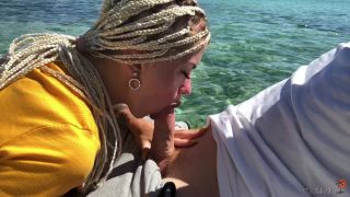 Sobestshow, Freya Stein - Public sloppy blowjob on the high seas, Oral creampie-Freya Stein -0