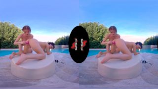 SinsVR presents Pool Games - Kitana Lure, Stacy Bloom,  on 3d porn -1