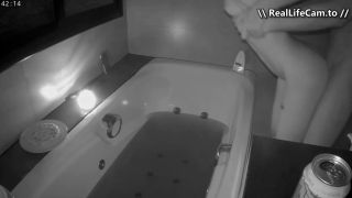 Voyeur 2025! Mini & Tim's Steamy Bathtub Blowjob [SD 640P]-5