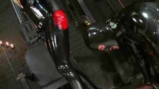 video 42 Latex Domina Trains her Rubber Gimp, lesbian tongue fetish on fetish porn -9