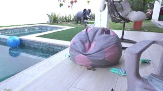 Alicia Lang's Extreme Anal Cum Outside & Squirt Rain Orgasm