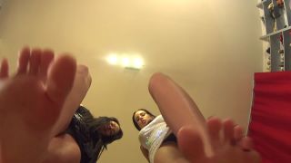 online xxx clip 11 Rea, Tricia - Goddess Rea Longest Legs-REA And TRICIA-Party Mood-Giantess (GO PRO Camera) - 1080p - feet porn classy femdom-9