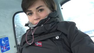 Brunette Masturbate In Ski Lift Brunette Touches Herself While Skiing 720p-4