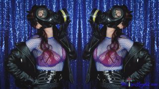 porn video 23 dirty panty fetish Mistress LucyXX – Gas Mask Leather Mistress, joi video on pov-8