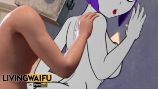 LivingWaifu - Raven REAL LIVING WAIFU Teen Titans r34 HENTAI cartoon rule 34 xxx nude PORN Big Ass ANIME-0