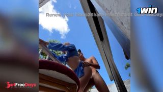 [GetFreeDays.com] Public Balcony Romance Watch as Girl and Boyfriend Get Caught in a Steamy Moment with Cream Pie Porn Stream November 2022-6