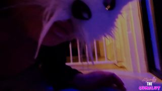 Cumslut Teases All The Cum From Her Pet Werewolf At The Gloryhole.-9