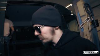 Wild gangbang in the bus with hot busty German brunette Ashley Cumstar*-0