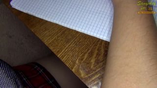 free online video 36 Sany Any – Again SchooLgirl Handjob Classmate Under The Table On Lesson, midget foot fetish on handjob porn -9
