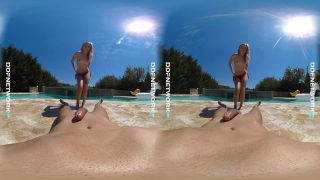 Hot Teen Banged: Hardcore Boy-Girl Fuck by the Pool vr Lady Bug-2