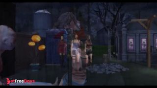 Jill Valentine x Claire Redfield x Ada Wong Resident hentai-4