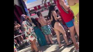 Hot girl wants to dance by the swimming  pool-2