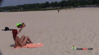 Amateur make fun at a nude beach - Nudist-4