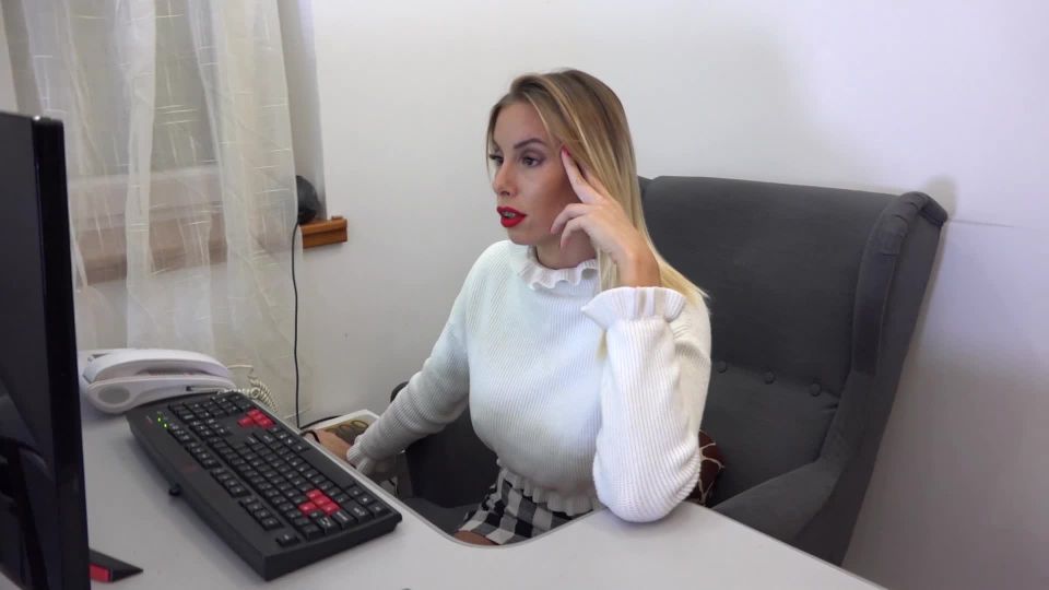 Euro Femdom Elite - Rea - Office Punishment - Cruel Foot Domination